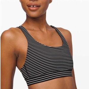 lululemon energy bra striped